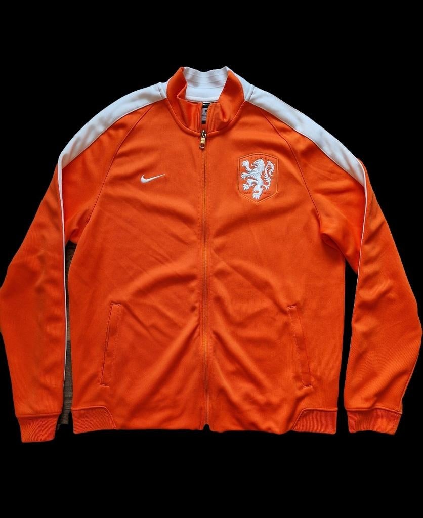 Nederlands Elftal Trainingsjack 2014 - WK shirt Oranje XL, Nike, Maat 56/58 (XL), Oranje, Ophalen of Verzenden