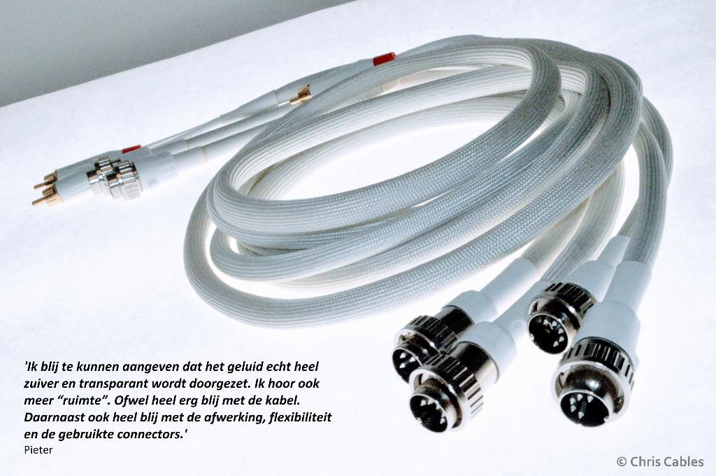 'NAIC’ DIN interlink voor Naim, Chord, Quad van Chris Cables, Verzenden, Nieuw, 3451HB/44, Interlink-kabel
