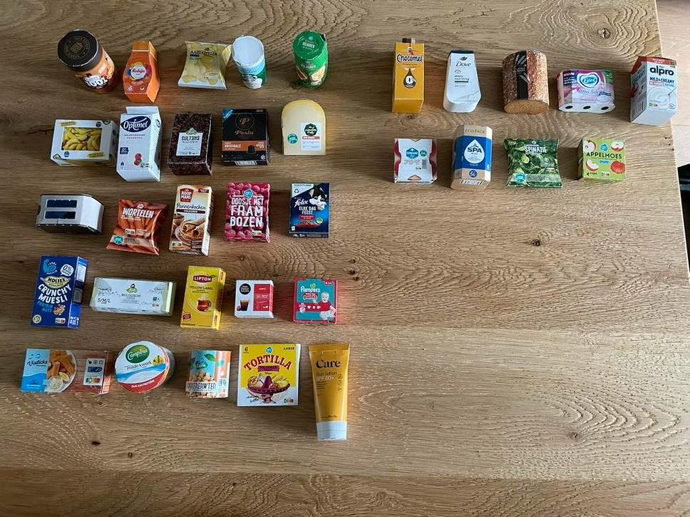 Alle 40 mini boodschappen AH supermarkt (Albert Heijn actie), Verzamelen, Albert Heijn, Ophalen of Verzenden