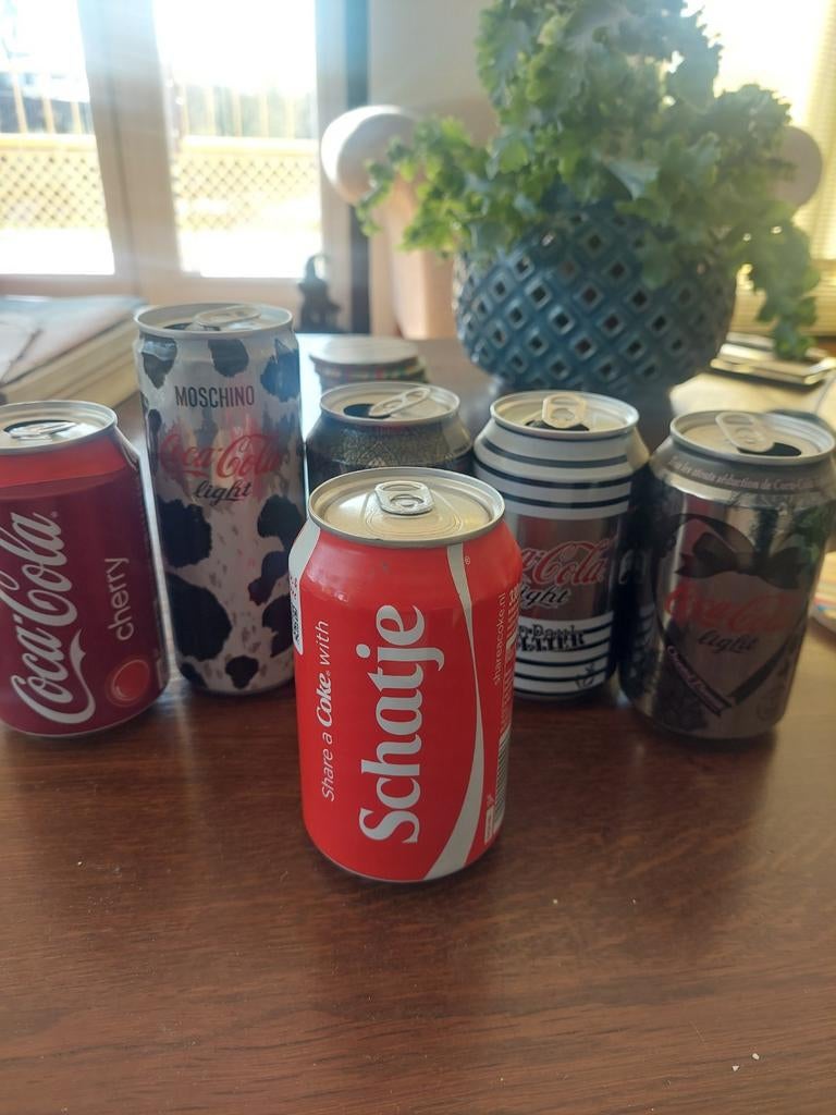 Coca-Cola verzameling blikjes - diverse edities, Verzamelen, Ophalen of Verzenden, Gebruikt, Gebruiksvoorwerp