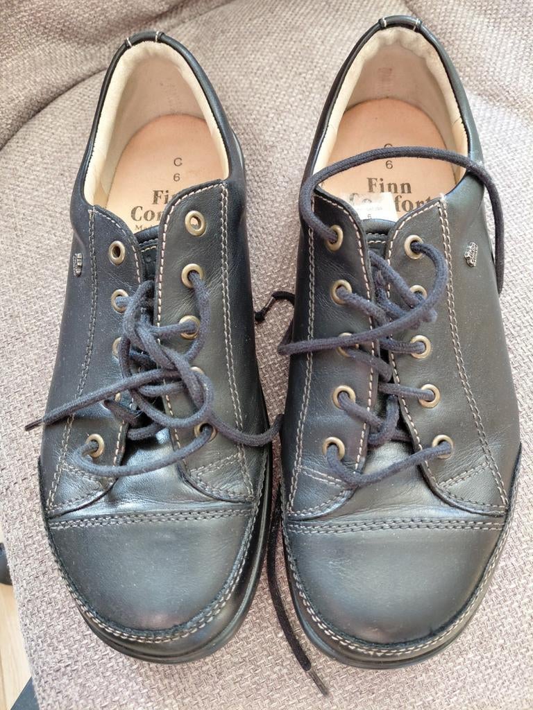 Finn comfort veterschoenen maat 39 zwart, Ophalen of Verzenden, Zo goed als nieuw, Zwart