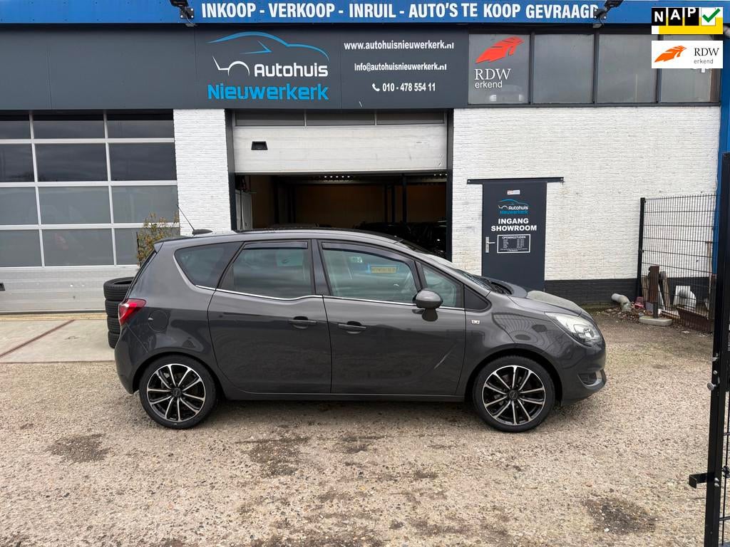 Opel Meriva 1.4 Turbo Cosmo LPG/ met Nieuwe Ketting, onderho, Auto's, Opel, Voorwielaandrijving, Gebruikt, 4 cilinders, Stoelverwarming