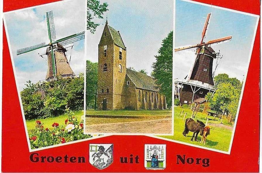 Norg, Ophalen of Verzenden, 1980 tot heden, Gelopen, Drenthe