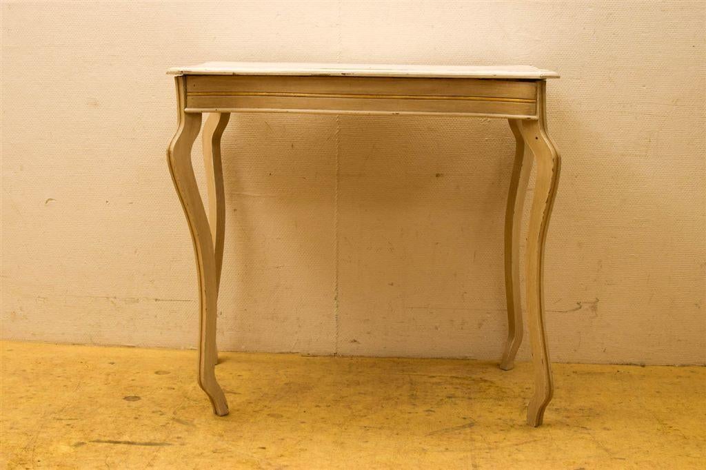 houten Sidetable 49076, Gebruikt, 100 tot 150 cm, Ophalen of Verzenden, 25 tot 50 cm