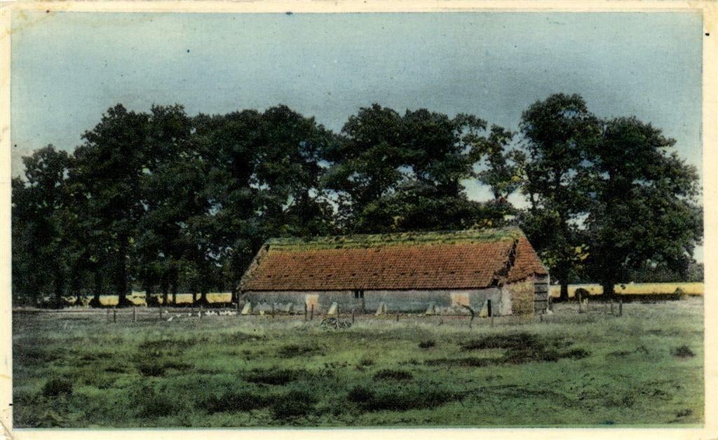 Ede, Schaapskooi op de Ginkel - 1962 gelopen, Ophalen of Verzenden, 1960 tot 1980, Gelopen, Gelderland