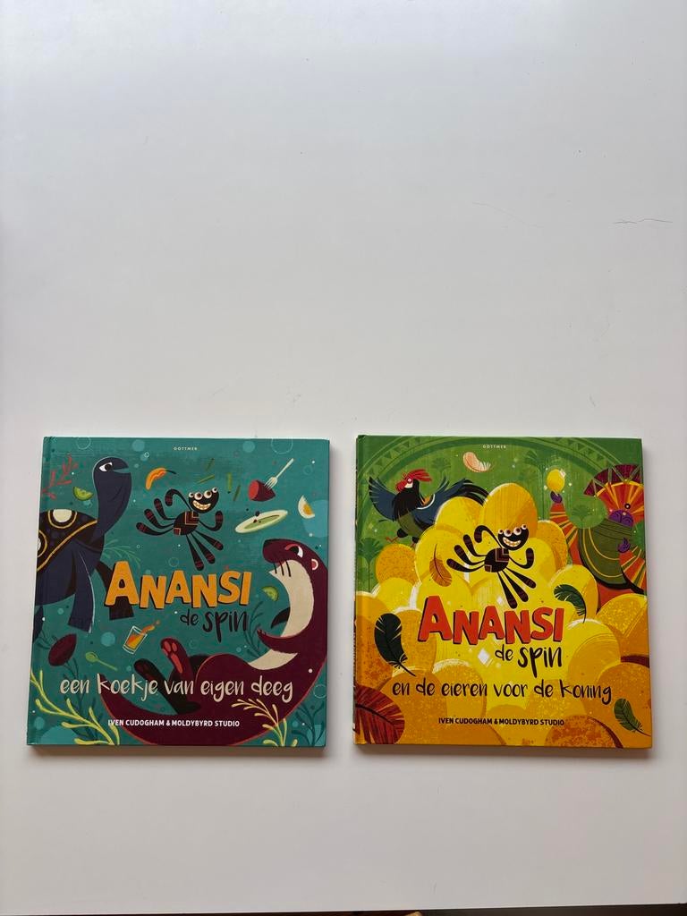 Anansi de Spin boeken set - 2 delen, Ophalen of Verzenden, Zo goed als nieuw, Sprookjes