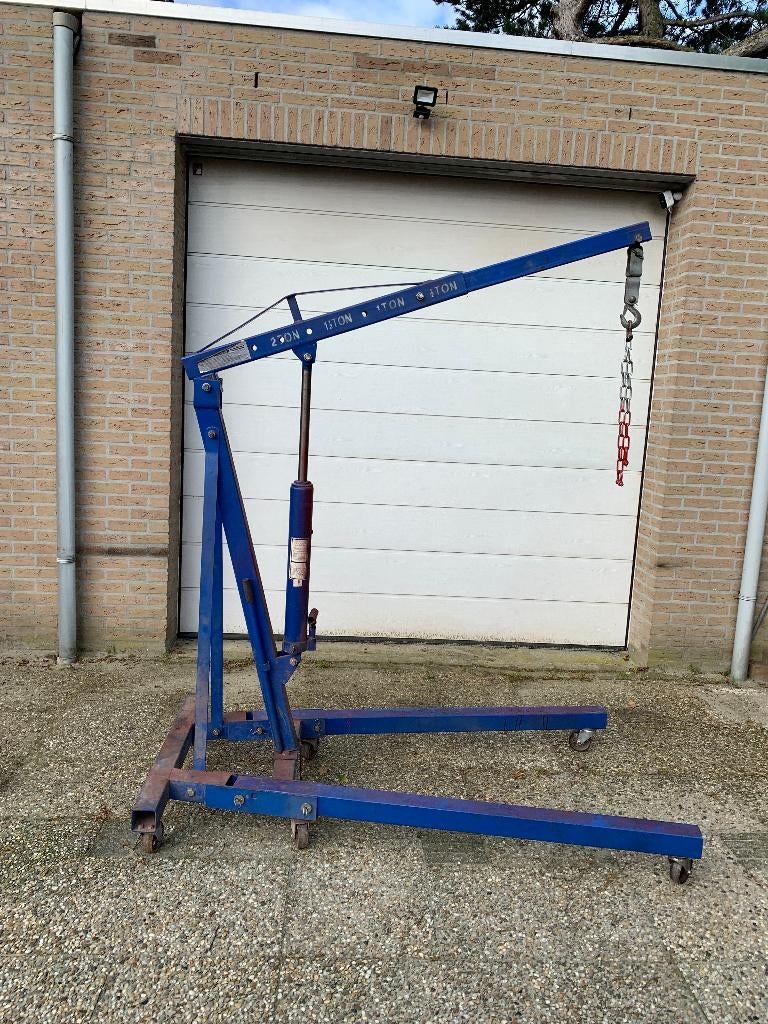 Opvouwbare werkplaatskraan, Auto diversen, Ophalen, Gebruikt