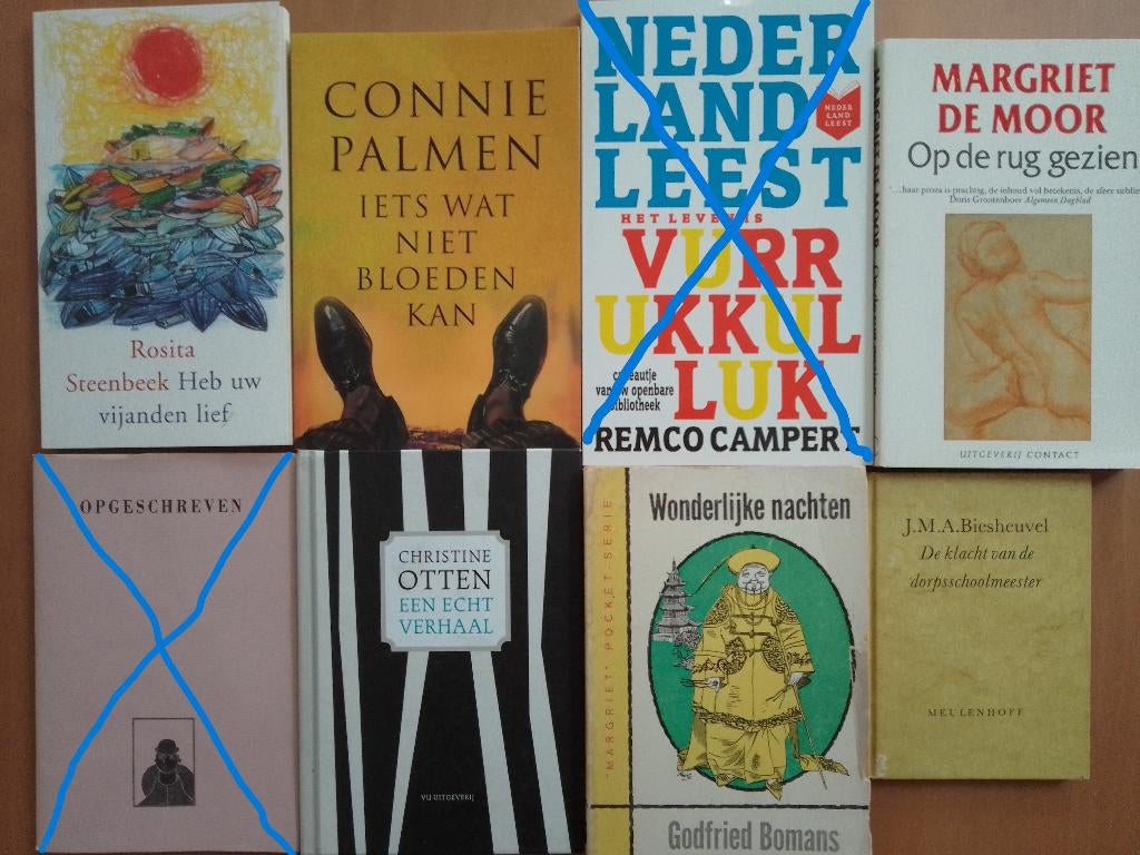 Nederlandse literatuur collectie klein/dun formaat, Ophalen of Verzenden, Zo goed als nieuw, Nederland