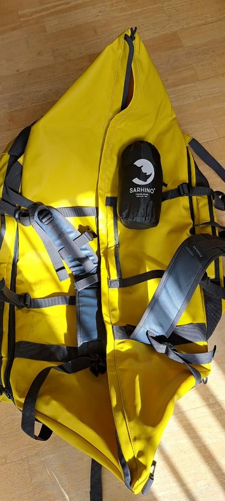 2 reistassen voor trekking 80 tot 120 L, Ophalen, Zo goed als nieuw