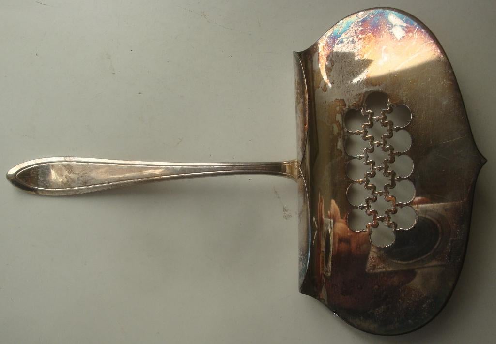 Zware Keltum visschep (140 gram, 15,4 cm breed, 21,5 cm, Ophalen of Verzenden