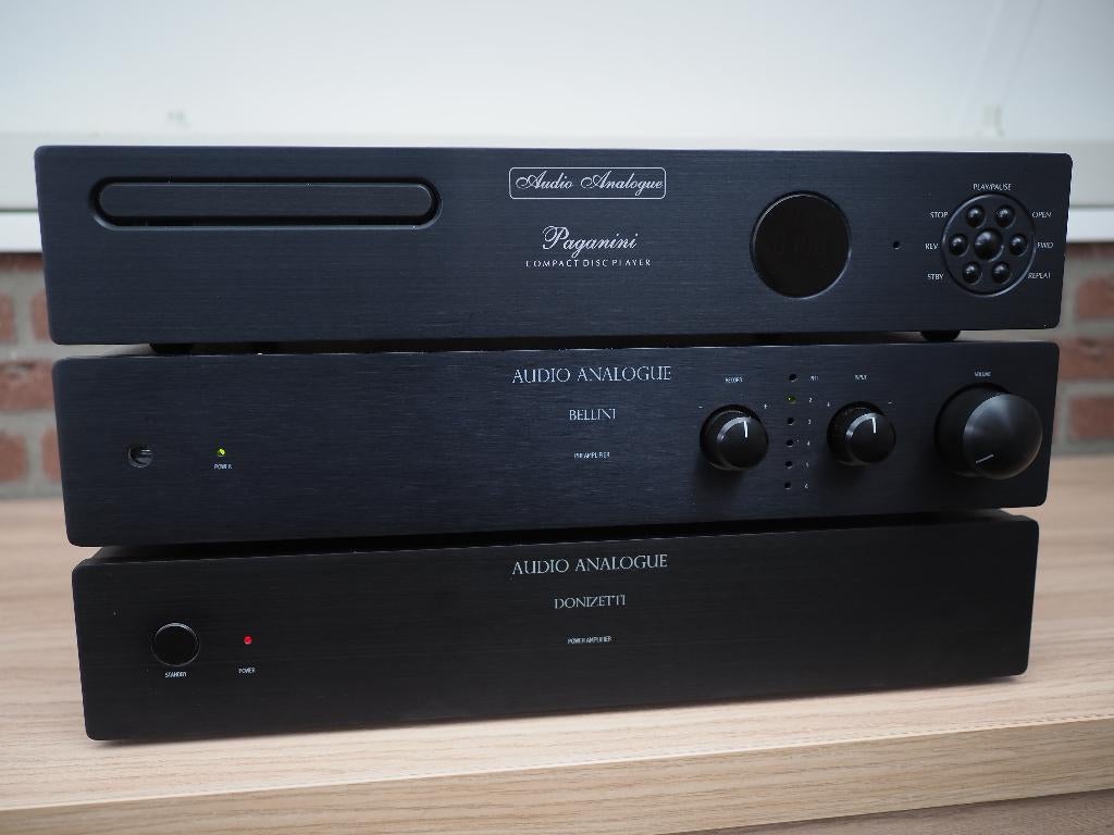 Audio Analogue set: Donizetti, Bellini, Paganini, Ophalen, Zo goed als nieuw, 120 watt of meer, Overige merken