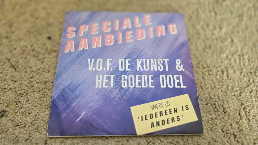 Goede doel v.o.f. de kunst vinylsingle, Ophalen of Verzenden, Gebruikt, Pop