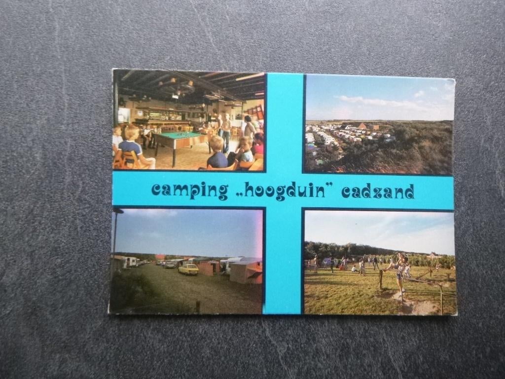 Cadzand, camping Hoogduin/panorama/interieur 1979, Verzenden, 1980 tot heden, Gelopen, Noord-Brabant