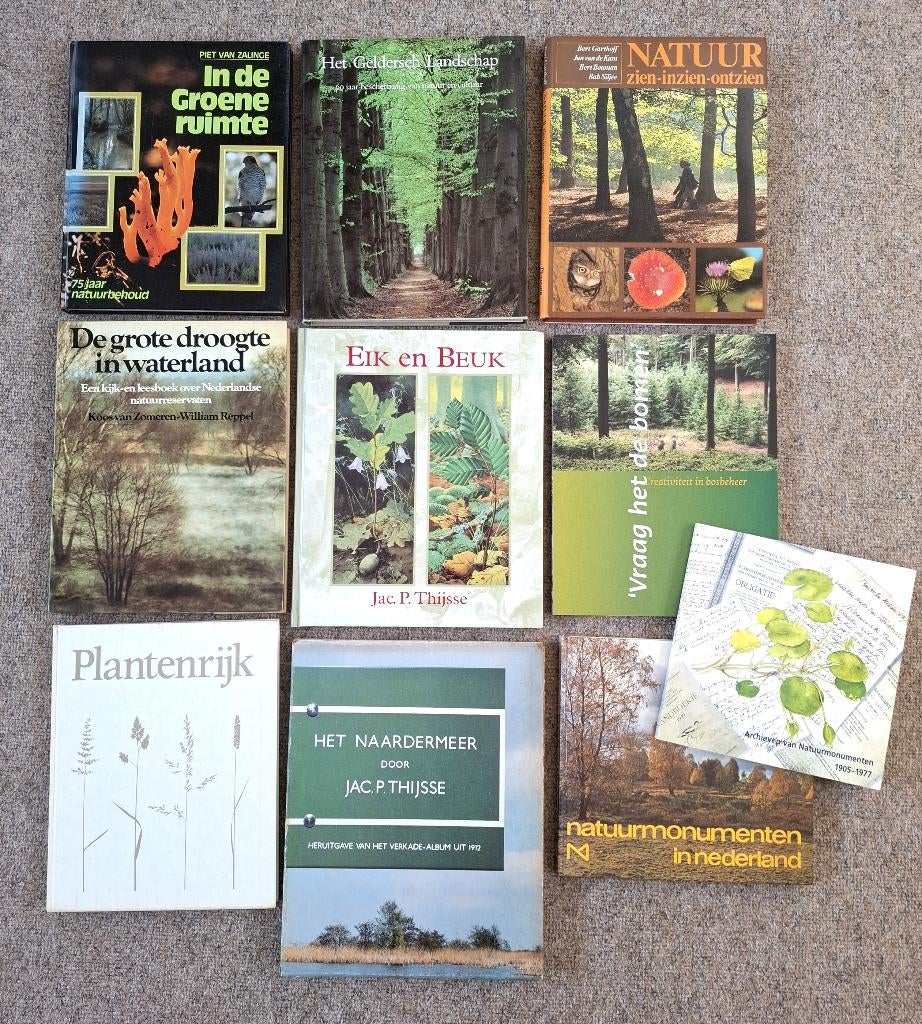 Verzameling natuurboeken., Ophalen of Verzenden, Gelezen, Natuur algemeen, Diverse auteurs