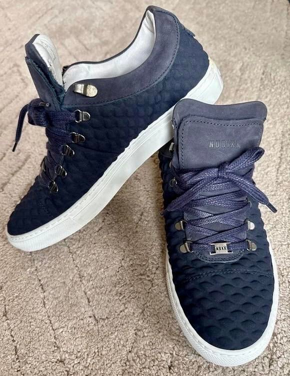 NUBIKK Yeyé Low Navy Blue sneakers, Blauw, Ophalen of Verzenden, Sneakers of Gympen, Zo goed als nieuw