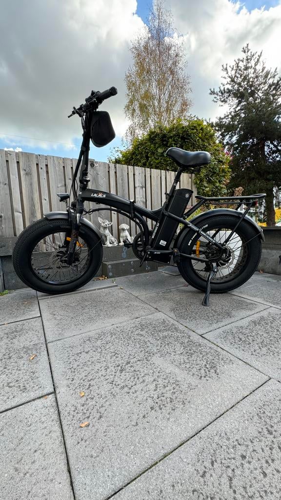 Fatbike Lacros Mustang M500 S4 Zwart, Fietsen en Brommers, Elektrische fietsen, Ophalen, Zo goed als nieuw, 50 km per accu of meer