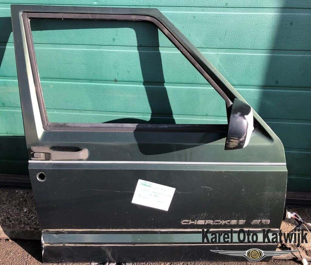 Voordeur rechts Jeep Cherokee XJ Groen, Auto-onderdelen, Gebruikt, -, Deur, -