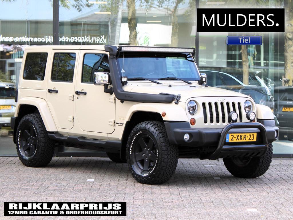 Jeep Wrangler Unlimited 2.8 CRD 70th Anniversary | Navi / Le, Automaat, 450 kg, Gebruikt, Zwart