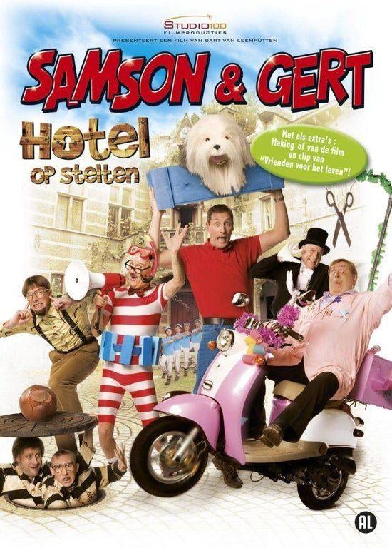 Samson & Gert - Hotel Op Stelten DVD, Avontuur, Alle leeftijden, Ophalen of Verzenden, Zo goed als nieuw