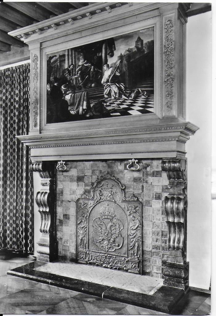 Pa614 ongelopen ansichtkaart nijmegen schouw trêveszaal, Verzenden, 1980 tot heden, Gelopen, Gelderland