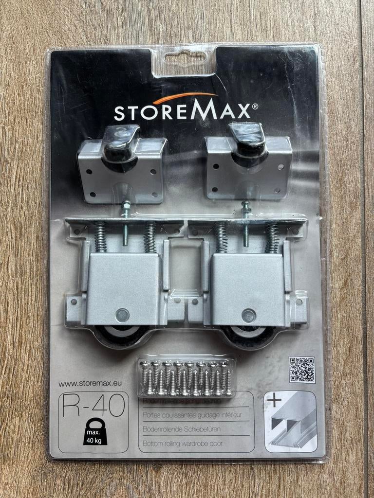 StoreMax rolsysteem R-40 voor bodemrollende schuifdeuren, Ophalen of Verzenden, Nieuw