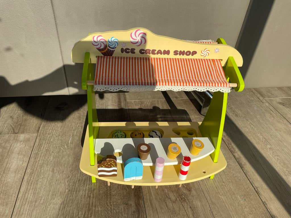 Houten Speelgoed IJskraam, Ophalen, Gebruikt, Meubelstuk of Keukentje
