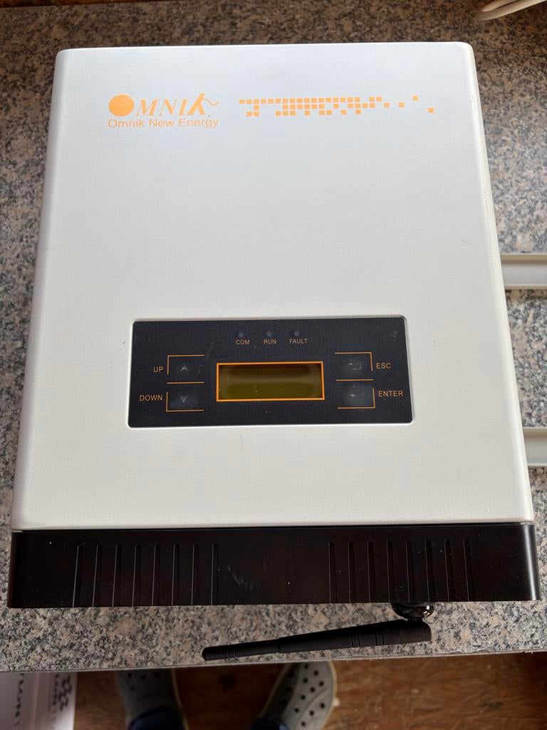 Omnik 3k-TL2-S omvormer, Ophalen of Verzenden, Gebruikt, Overige typen, 200 wattpiek of meer