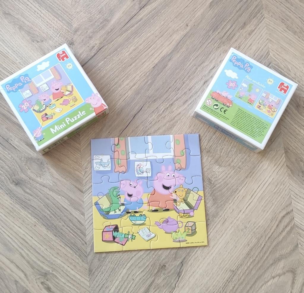 Peppa Pig Puzzel Jumbo 20 Stukjes - Zo Goed als Nieuw, Ophalen of Verzenden, 10 tot 50 stukjes, Zo goed als nieuw, 2 tot 4 jaar