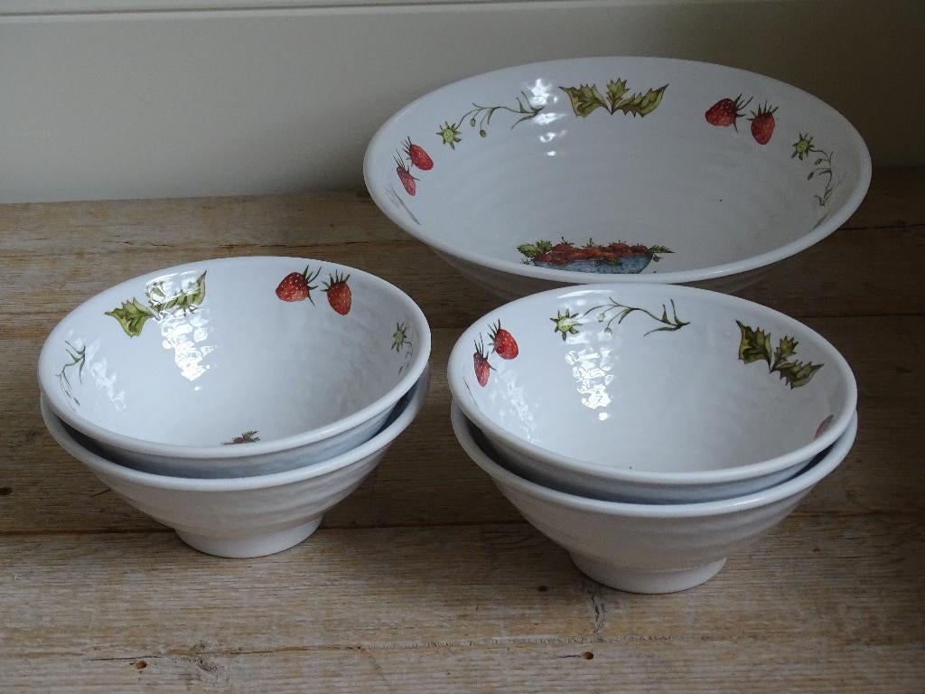 Servies MEPAL, Jet (by Ter Steege) STRAWBERRY, gaaf, Overige materialen, Overige typen, Ophalen of Verzenden, Zo goed als nieuw