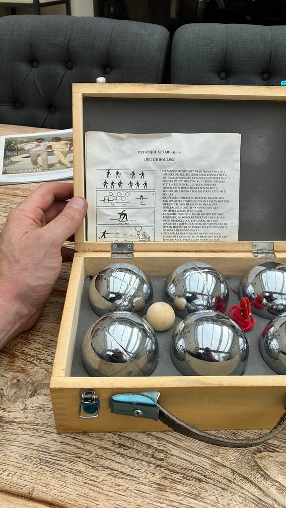 Jeu de boules set, Ophalen, Zo goed als nieuw, Bal