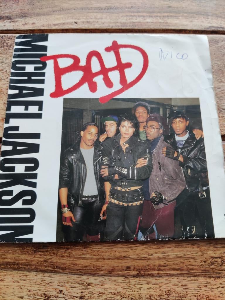 Michael Jackson - Bad, Cd's en Dvd's, Vinyl Singles, Ophalen of Verzenden