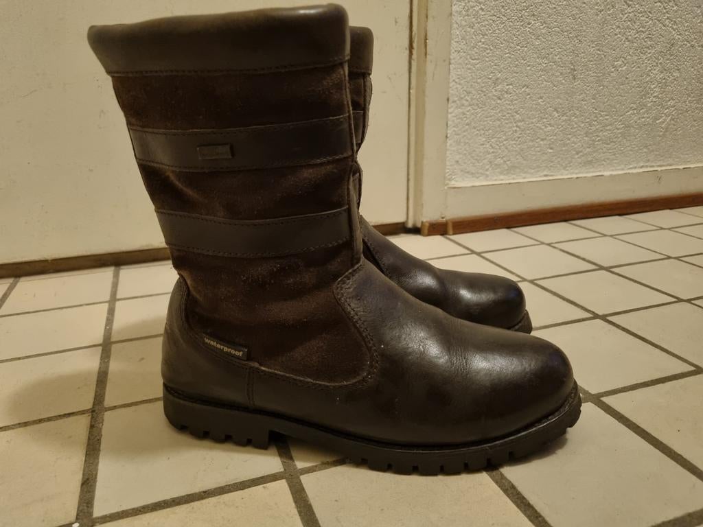 Bruine waterdichte leren laarzen Human Nature anwb 38, Human nature, Bruin, Lage of Enkellaarzen, M