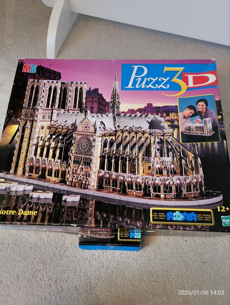 3d foam puzzels gebouwen, Hobby en Vrije tijd, Ophalen, Minder dan 500 stukjes, Zo goed als nieuw, Rubik's of 3D-puzzel