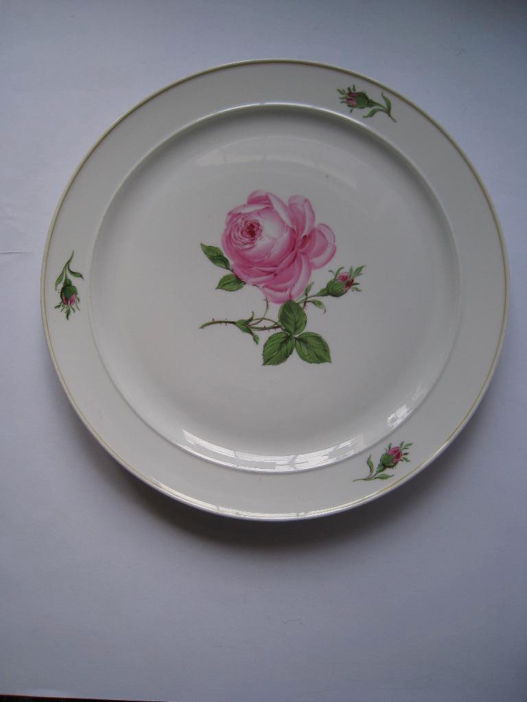 MEISSEN DUBBELBORD MET BLOEMEN ;OF MET CHERUBIJNTJE, Antiek en Kunst, Antiek | Porselein, Verzenden