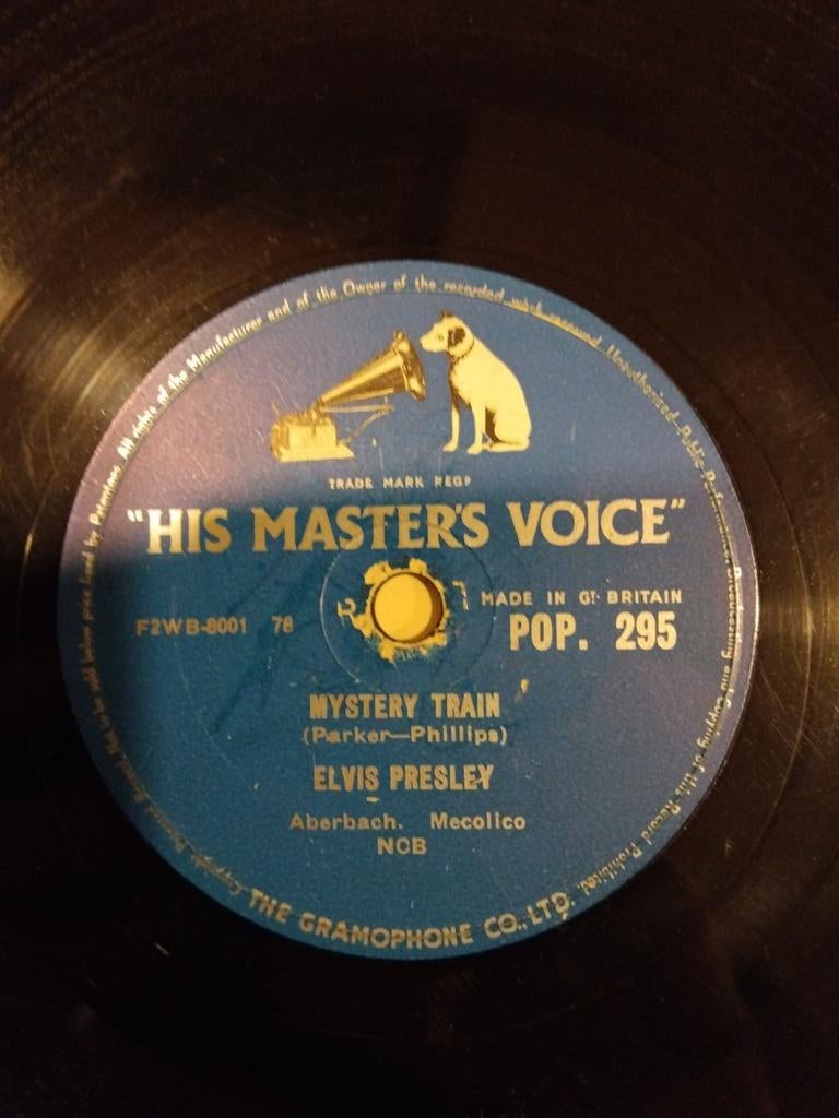 Elvis Presley - Mystery train 78RPM, Ophalen of Verzenden, Gebruikt, 10 inch