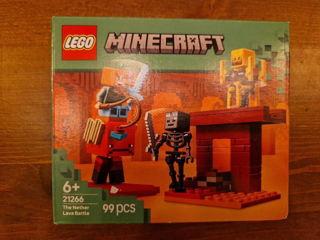 LEGO Minecraft 21266 – De lavastrijd in de Nether, Ophalen of Verzenden, Nieuw, Complete set, Lego