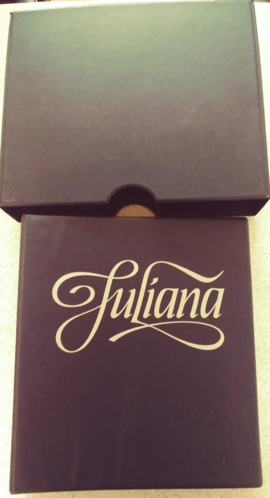 Juliana munten in voordrukalbum, compleet excl. zilver, Postzegels en Munten, Munten | Nederland, Setje, Overige waardes, Koningin Juliana