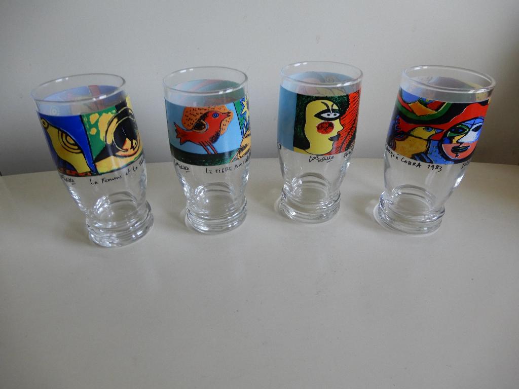 Corneille glazen, Ophalen of Verzenden, Zo goed als nieuw, Frisdrankglas