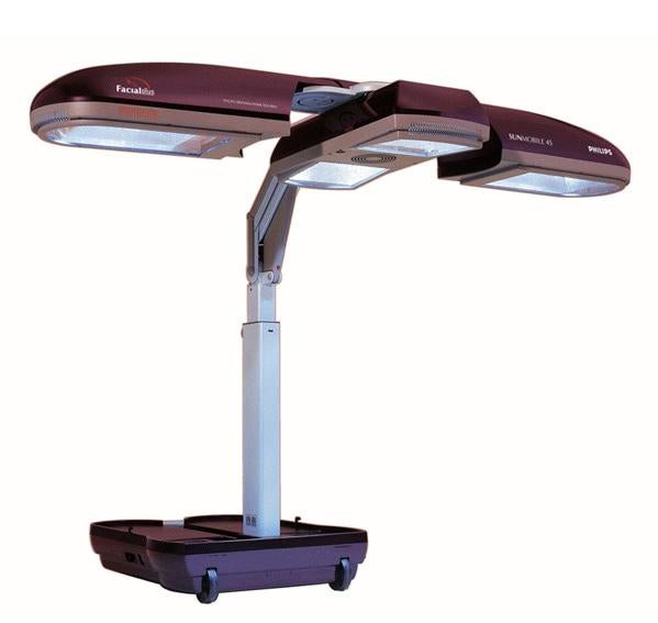 Philips Sunmobile HB971 uitklapbare mobiele zonnebank ZGAN, Witgoed en Apparatuur, Zonnebanken en Gezichtsbruiners, Ophalen, Gebruikt
