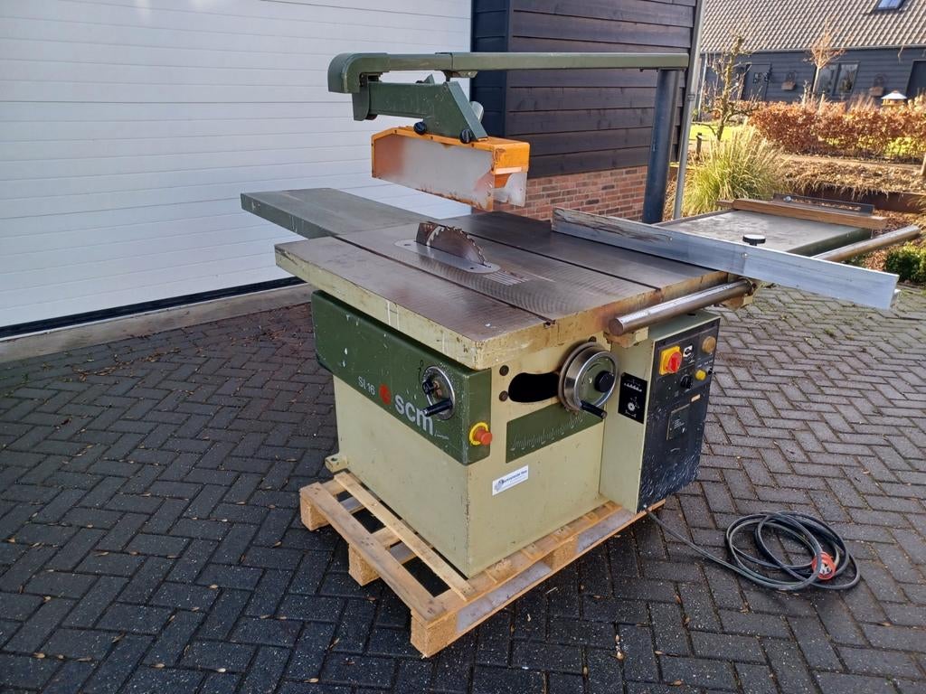 Professionele geremde scm harwi  zaaftafel cirkelzaag, Ophalen, Gebruikt, 70 mm of meer, Afkortzaag