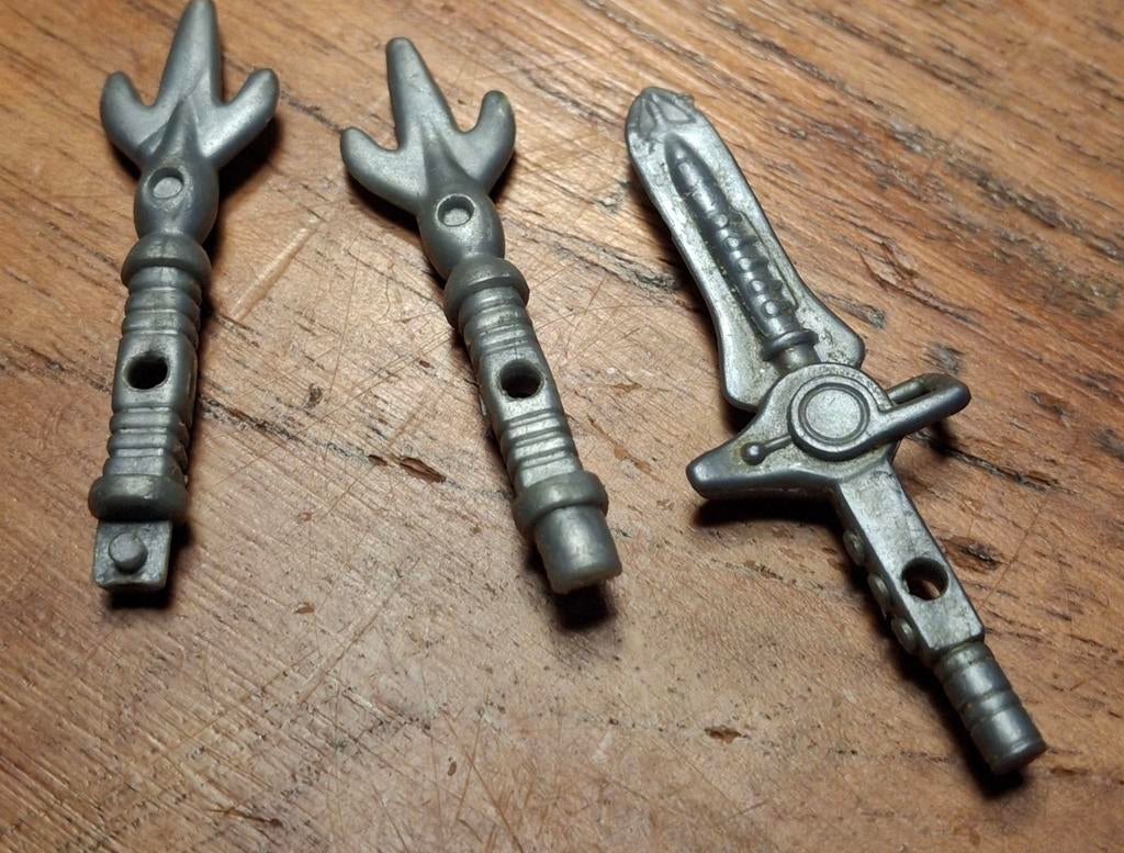 1993 Bandai Power Rangers Blue Ranger Wapens, Ophalen of Verzenden, Gebruikt