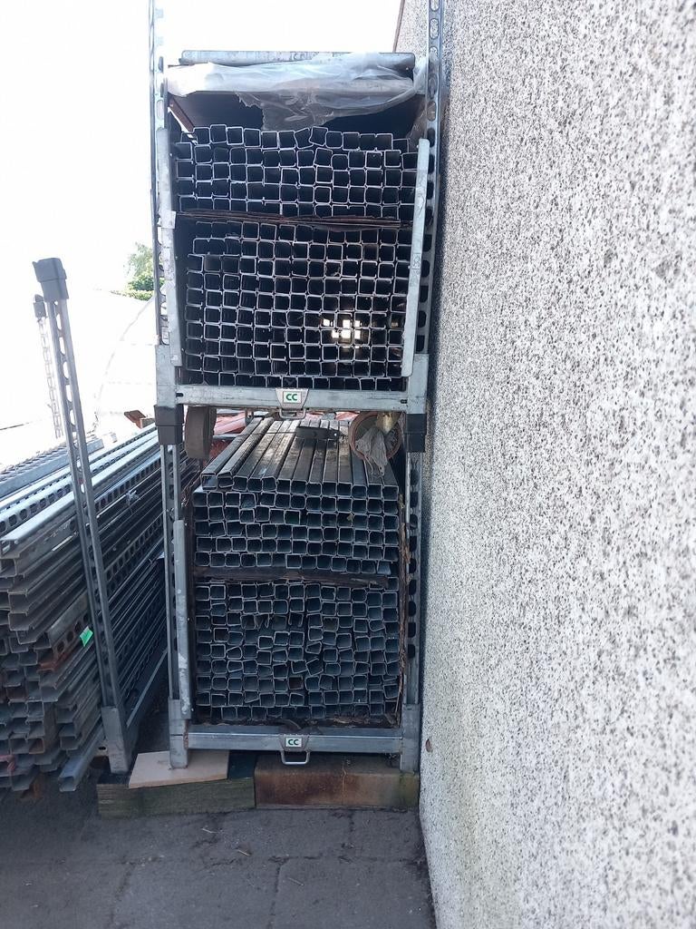 Staanders voor deense karren.18 gts, Ophalen, Gebruikt