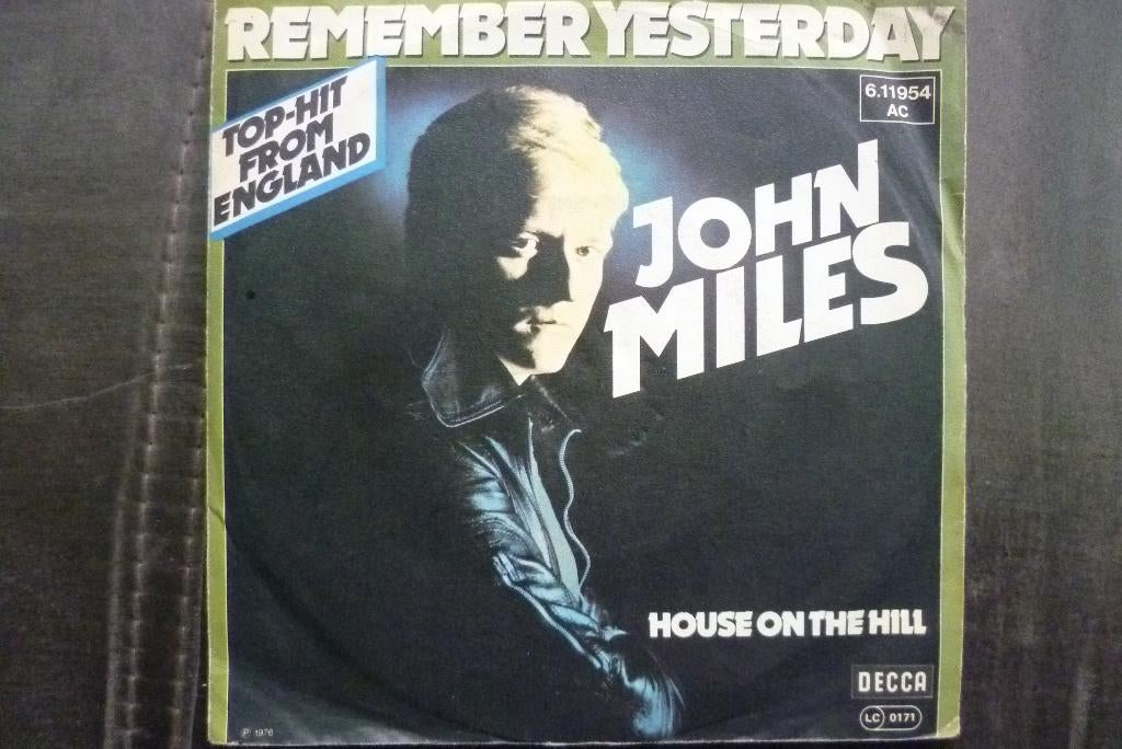john miles - remember yesterday, Cd's en Dvd's, Vinyl Singles, Zo goed als nieuw, Single, Overige genres, 7 inch, Ophalen of Verzenden