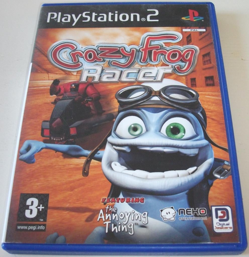 PS2 Game *** CRAZY FROG RACER ***, Alle leeftijden, Ophalen of Verzenden, Zo goed als nieuw, Avontuur