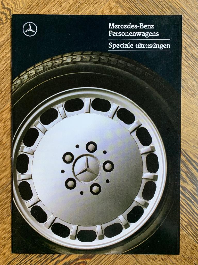NL brochure folder Mercedes-Benz Speciale uitrustingen 1990, Nieuw, Mercedes-Benz, Mercedes, Ophalen of Verzenden
