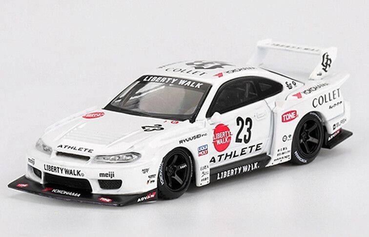 Nissan Silvia S15 LB-Super Sil. #23 Athlete '24, blister, Nieuw, Ophalen of Verzenden, MiniGT, Hongkong