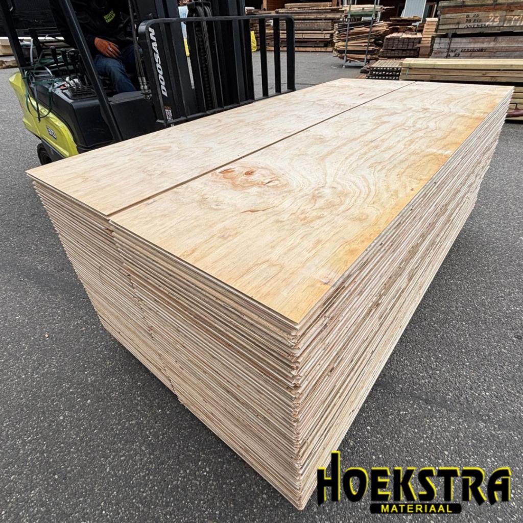 Underlayment 18mm al vanaf €19,50 per plaat!, Ophalen, Nieuw, Multiplex