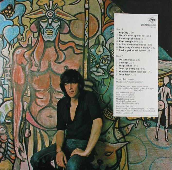 Tol Hansse - Moet Niet Zeuren -LP hoes Paul Huf, Cd's en Dvd's, Vinyl | Nederlandstalig, Gebruikt, Levenslied of Smartlap, 12 inch