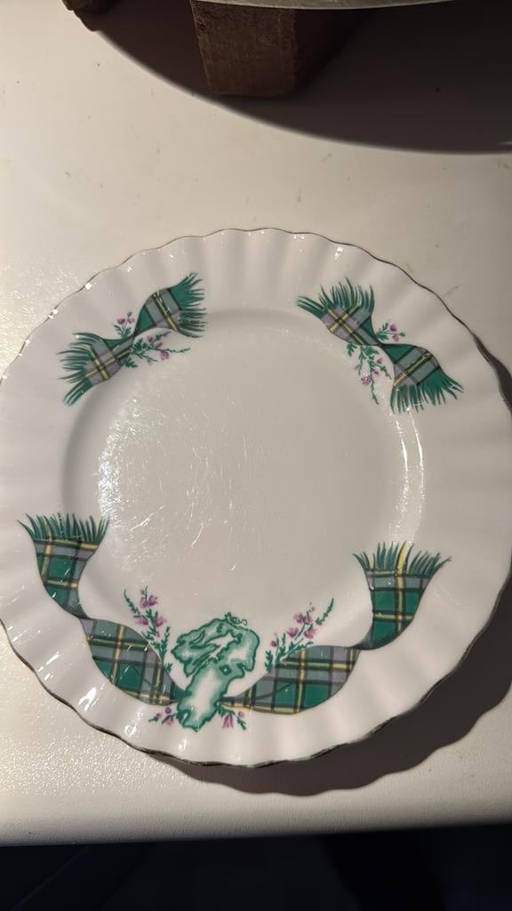 Set van 4 vintage gebakbordjes Royal Albert, Cape Breton., Ophalen of Verzenden