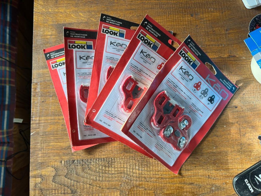 Partij Look keo schoenplaatsjes (NOS), Fietsen en Brommers, Fietsonderdelen, Ophalen of Verzenden, Nieuw, Algemeen, Crankstel of Pedalen